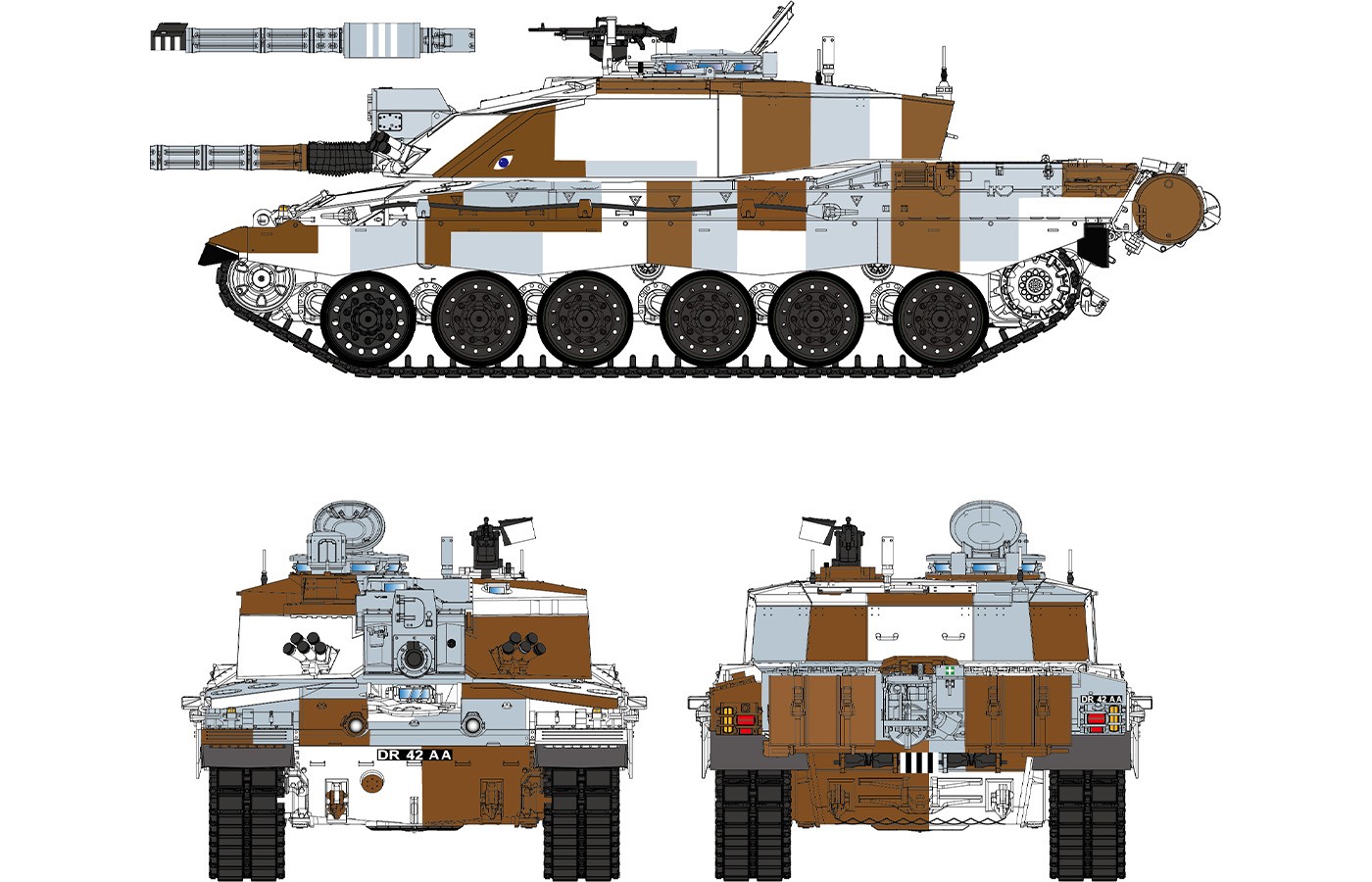 meng models mk v female british main battle tank 1/35