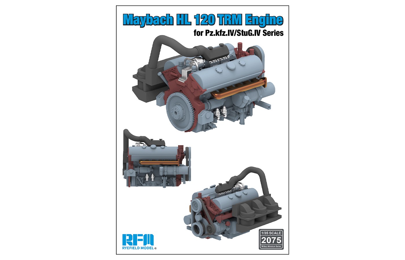 RM-2075 Maybach HL 120 TRM Enginef or Pz.kfz.IV/StuG.V Series